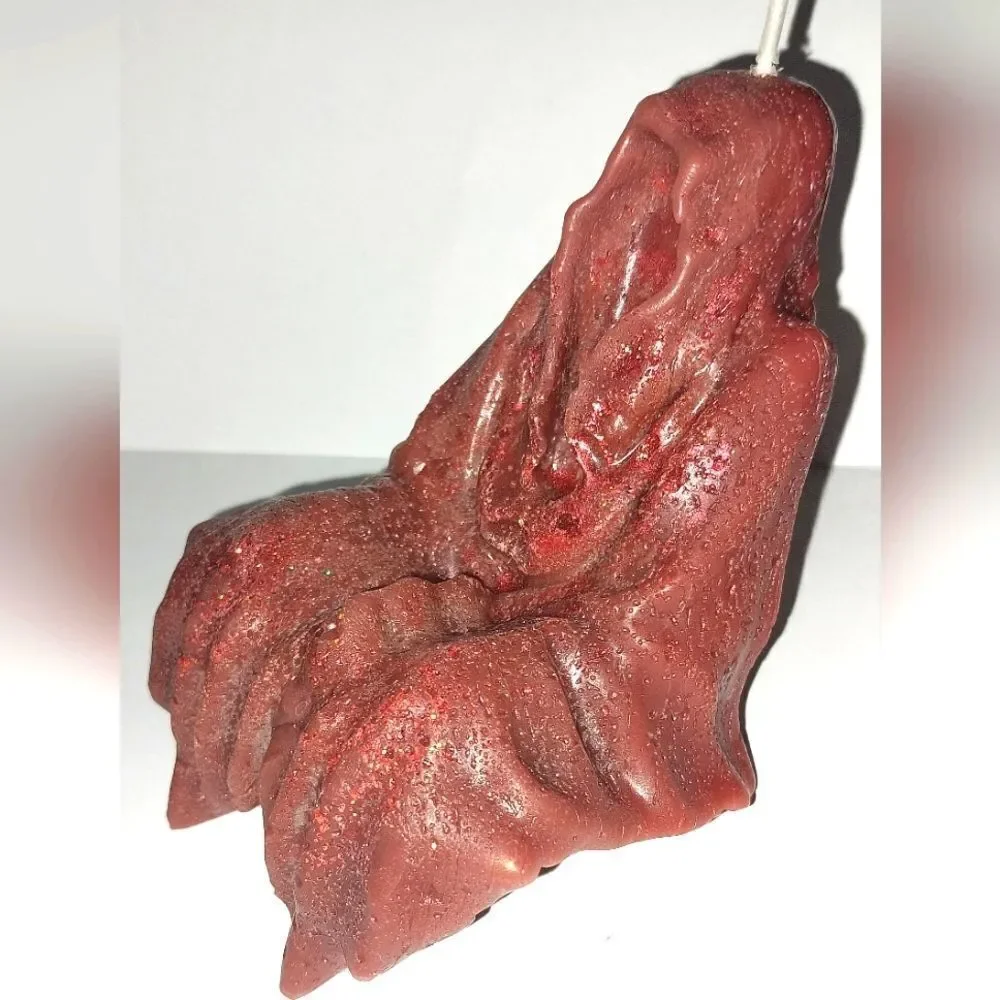 Hand crafted limited edition Grim reaper candle